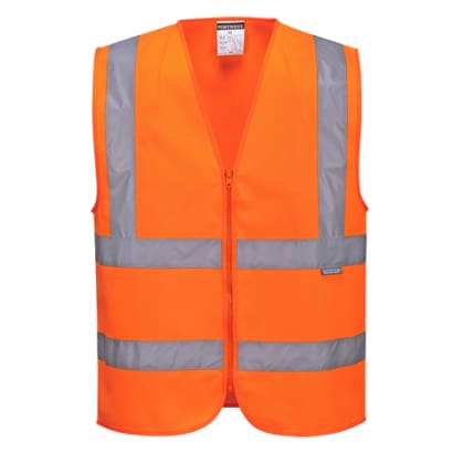 Hi-vis zipped vest ris 3279 portwest- c375