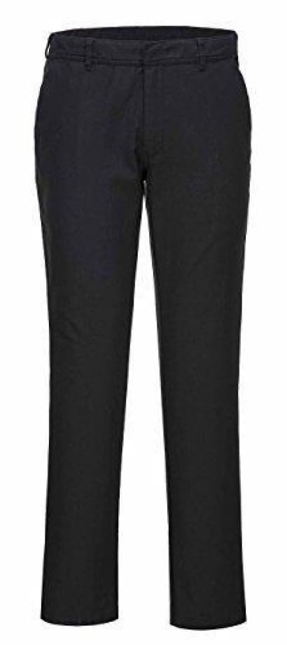 Stretchy slim fit chinos uniform work trouser portwest s232