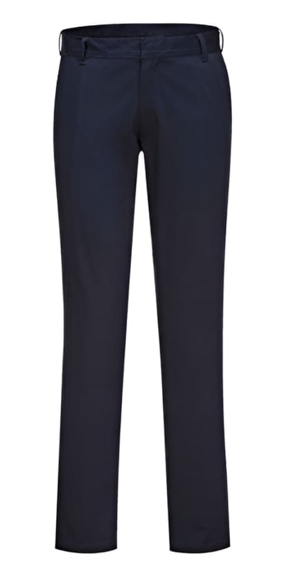 Stretchy slim fit chinos uniform work trouser portwest s232