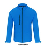 Reflex Blue Tern Softshell 3 Layer Work Jacket Orn Workwear-4200Workwear Jackets & Fleeces ORN Active-Workwear Our 3 layer softshell keeps you warm and dry. The jacket for all seasons High performance technical fabric. Top specification water resistant and breathable Very smart corporate appearance Very comfortable to wear Adjustable cuff design - causes no wearer discomfort 