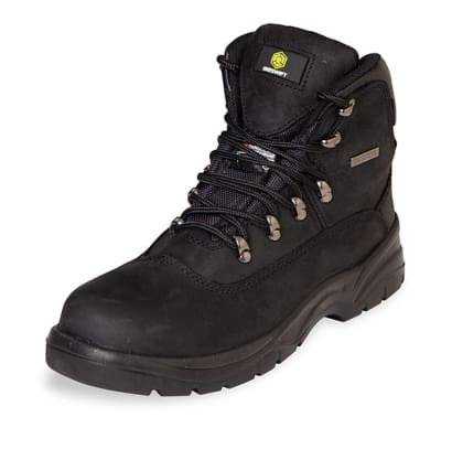 Thinsulate water resistant safety boot black s3 steel toe midsole sizes 6 to 13- beeswift ctf24