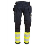 Tranemo vision hi-vis ladies craftsman stretch trousers-43584