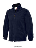 Uneek childrens classic full zip fleece jacket-603 hoodies & sweatshirts uneek active-workwear
