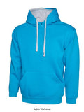 Uneek contrast hooded sweatshirt -507 hoodies & sweatshirts uneek active-workwear