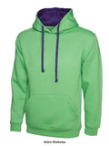 Uneek contrast hooded sweatshirt -507 hoodies & sweatshirts uneek active-workwear