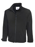 Uneek deluxe full zip soft shell jacket-611