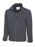 Uneek deluxe full zip soft shell jacket-611