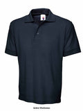 Uneek heavyweight cotton polo shirt- 104 uniform polo shirt