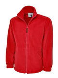 Uneek heavyweight full zip fleece jacket-601