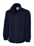 Uneek heavyweight full zip fleece jacket-601