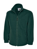 Uneek heavyweight full zip fleece jacket-601