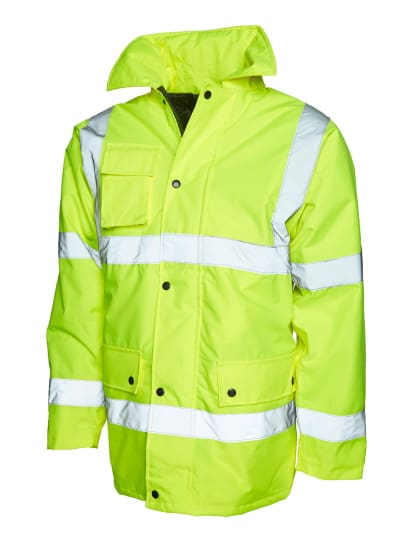 Uneek hi vis road safety jacket-803