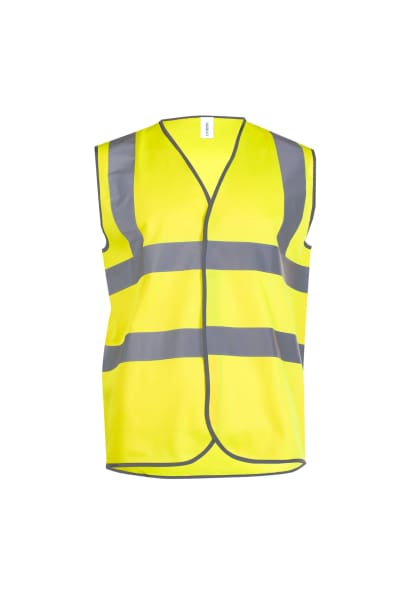 Uneek hi vis safety waistcoat vest-(pack of 10 one size/colour)) 801