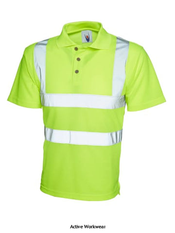 Uneek hi-viz polo shirt-805 hi vis tops uneek active-workwear