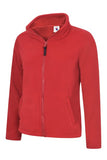 Uneek ladies classic full zip fleece jacket-608