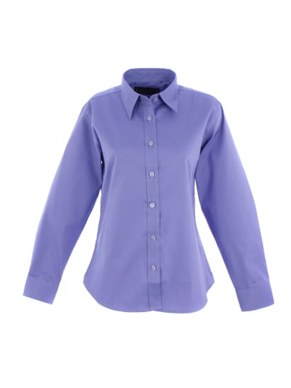 Uneek ladies pinpoint oxford full sleeve shirt-703