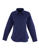 Uneek ladies pinpoint oxford full sleeve shirt-703