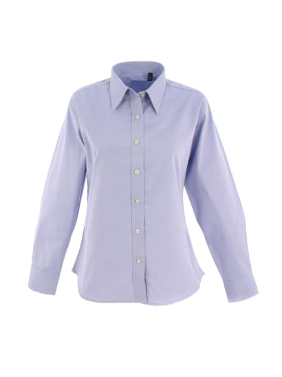 Uneek ladies pinpoint oxford full sleeve shirt-703