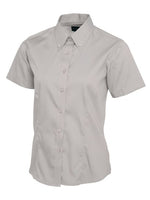 Uneek ladies pinpoint oxford half sleeve shirt-704