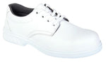 Vegan microfibre laced safety shoe s2 sizes 34 -48 portwest fw80 shoes active-workwear