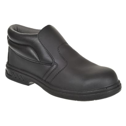 Vegan slip on safety boot s2 medical catering food and hospitality microfibre - fw83