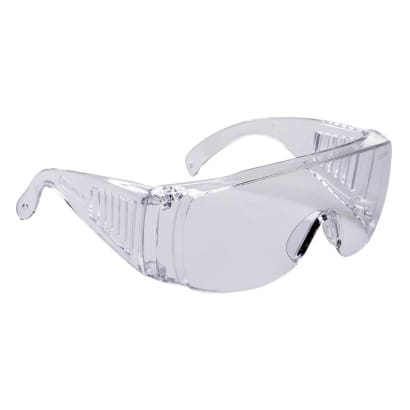 Visitor safety glasses spectacle en166 portwest pack of 12 pairs pw30 eye protection portwest active-workwear