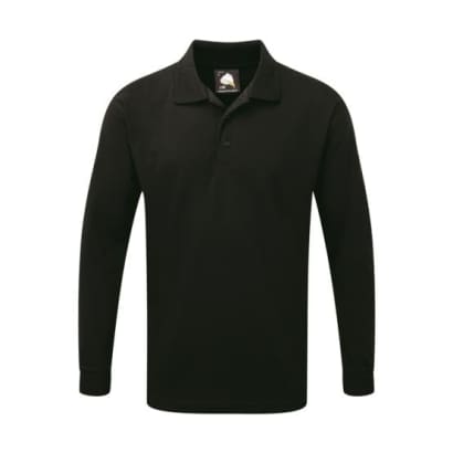 Weaver long sleeve polo shirt-1170