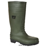 Wellington boot s5 steel toe and midsole portwest total safety fw95