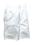 White painter/decorators work shorts elasticated waist portwest s791