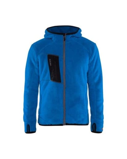 Winter fleece-lined hooded jacket with pockets - blaklader 4863