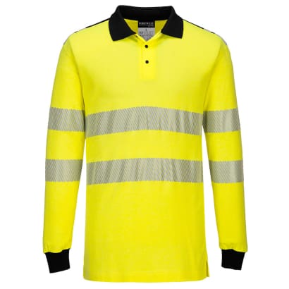 Wx3 flame resistant modacrylic inherent hi vis polo shirt-fr702