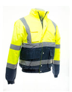 Hi vis 2 tone bomber jacket waterproof -hvp218-yoko