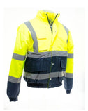 Hi vis 2 tone bomber jacket waterproof -hvp218-yoko