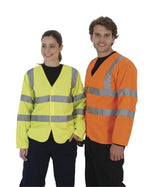 Yoko hi vis long sleeve vest jerjin viz class 3 -hvj200