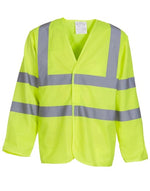 Yoko hi vis long sleeve vest jerjin viz class 3 -hvj200