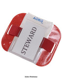 red Yoko Security ID Armbands-ID03 Accessories Belts Kneepads etc Active-Workwear Professional, durable and waterproof ID arm bands ID pocket can hold cards up to 110 x 65mm Adjustable self-matching colour elasticated straps for comfortable and secure wearing ID cards can easily slide in Ideal for emergency services, security staff, local authorities, utility services personnel, charity workers, event organisers & door supervisors