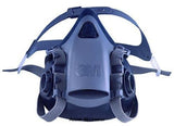 3M 7502 Medium Silicone Respiratory Half Mask Respiratory Active-Workwear This half facepiece was designed with the wearer in mind. Its soft sealing surface, along with a uniquely designed, 3M Cool Flow Exhalation Valve, enhances wearer comfort and face fit. It's ma