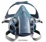 3M 7502 Medium Silicone Respiratory Half Mask - Respiratory - 3M