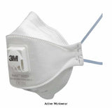 3m aura flat fold particulate respirator mask ffp2v (pack of 10) - 9322 respiratory active-workwear