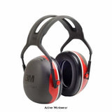 3m peltor x3 headband ear muffs snr 33db - x3a ear protection active-workwear