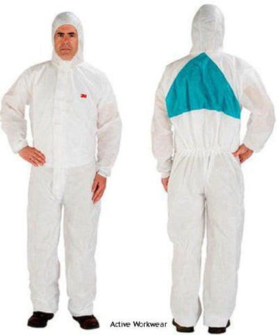 3M Type 5/6 Disposable Coverall Green/White (Pack of 20) - 4520 Disposable Clothing Active-Workwear Innovative, lightweight material offering excellent breathability leading to improved comfort. Good protection against dusts and certain light liquid splashes. Elasticated waist and ankles for co