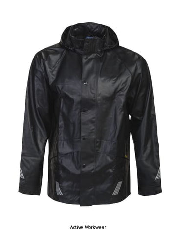 Projob 4430 waterproof rain jacket with detachable hood