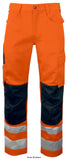 Projob 6532 high-vis work trousers with smart storage solution