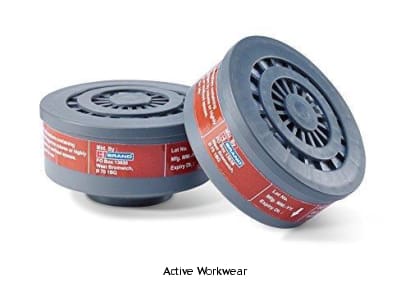 A1 Filters (Pair) For Bb3000 Respirator - Beeswift Bb3000A1 Respiratory Active-Workwear A1 Filters for BB3000 Respirator Range Filters organic vapour solvents such as White Spirit Toluene or Carbon Tetrachloride (CCl4)