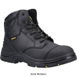 Amblers AS305C Winsford Lace Up Metal Free Waterproof Safety Boot-29734-50516 Boots Amblers Active-Workwear Unisex tough and durable waterproof metal free safety boot. Crafted with water resistant leather and composite toe cap. Excellent Ladder grip Rubber sole heat resistant to 300 deg. Twin Padded PU Collar and Removable PU Foot bed. EN ISO 20345:2011-S3