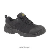 Amblers FS214 Vegan Friendly Black Safety Trainer - SBP Steel Toe+Midsole FS214 - safety trainers - Amblers