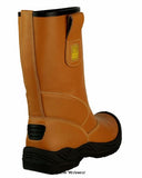 Amblers S3 Safety FS142 Safety Scuff Cap Rigger Boot-20427 Riggers Active-Workwear A comfortable and durable safety rigger boot with bump cap, warm lining, water repellent upper, 200J toe cap and penetration protection. Amblers Safety FS142 Safety Rigger Boot PU Bump Cap Toe Steel Toe Cap and Midsole Unisex Size Range  Water Resistant Upper Conforms to EN ISO 20345:2011 Safety Footwear Standards