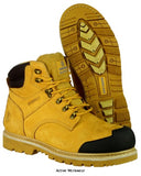 Amblers waterproof steel toe and midsole safety work boot fs226