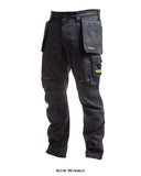 Apache Bancroft Work Trouser Slim Fit Flex Stretch Holster and Kneepad pockets- APBANBG The all new Apache Flex and stretch fashion fit tapered leg work trousers. A 3D shaped work trouser with 360degree flex and stretch. Very similar to the Snickers All round 6241 tapered leg trouser but cheaper. The stretch panels can be found in the knee pad pockets, the gusset, the rear and also in our new Flex Tech waistband giving you additional areas of movement. Fashion fit slimmer leg fit. Shaped holster pockets.