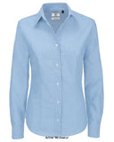 B&C Ladies Oxford Long Sleeve Corporate Shirt-SWO03 Shirts Polos & T-Shirts B and C Active-Workwear